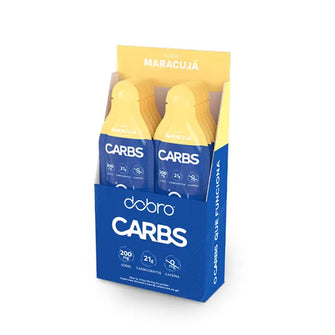 Caixa 10 Sachês Carbs Gel 30g Dobro - Sabor Maracujá