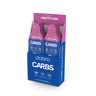 Caixa 10 Sachês Carbs Gel 30g Dobro - Sabor Jabuticaba